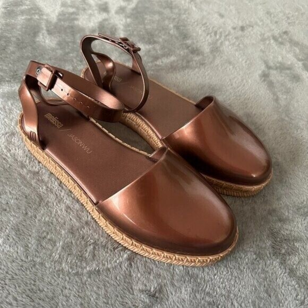 Melissa Jason Wu Bronze Sandals